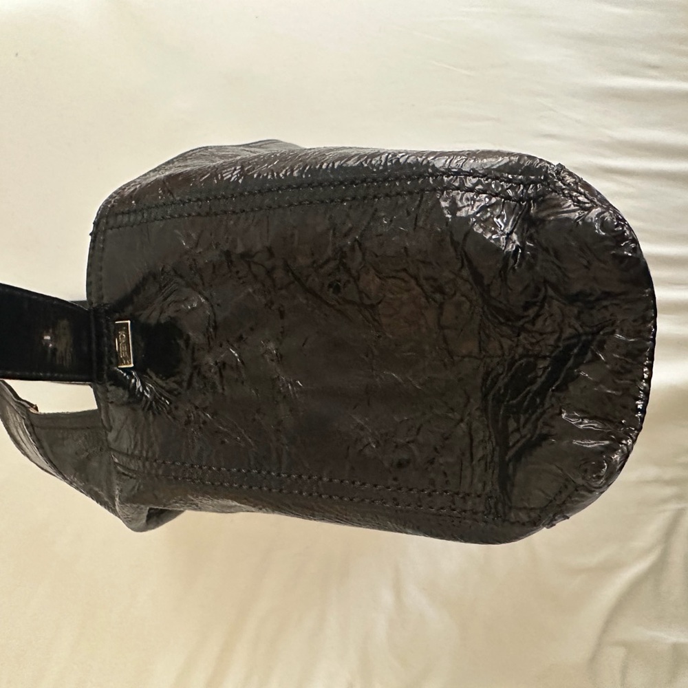 Fendi Maxi Baguette Black Crinkle Patent Leather - Picture 6 of 14